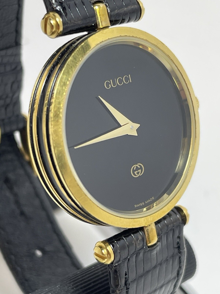 Vintage GUCCI SHELLY LINE 30mm Quartz Watch (New Battery