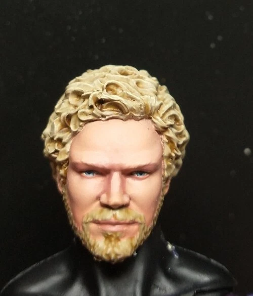 PAINTED HEAD ONLY Marvel Legends Danny Rand Ironfist MCU head eBay