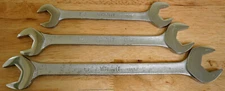 Wright USA 3 Pc SAE Open End Wrench Set Lot 5/8" to 15/16"