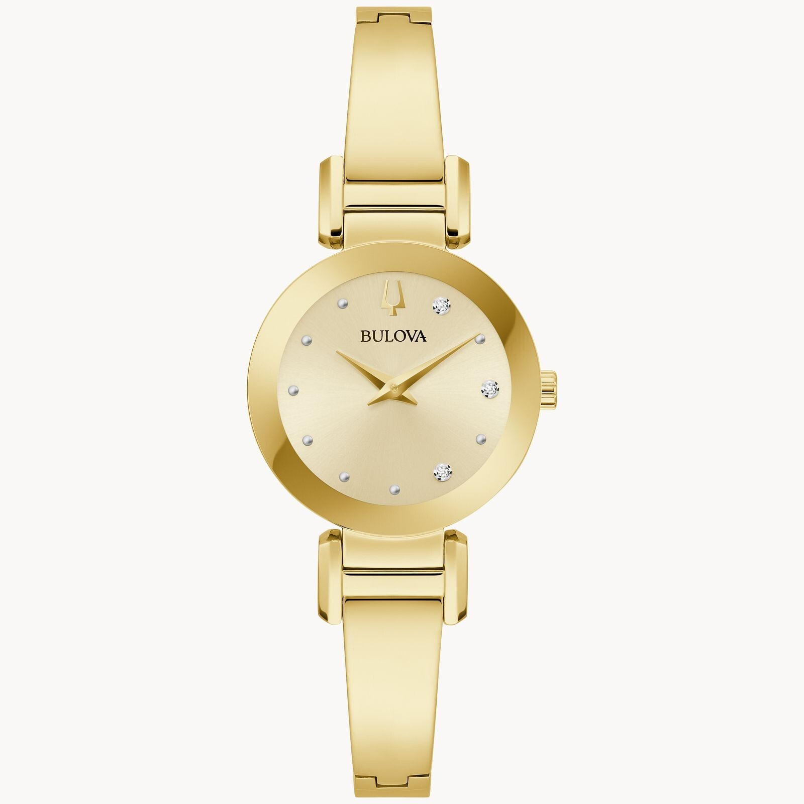 Bulova Womens Modern Marc Anthony Quartz Gold Stainless Steel Watch 26 MM 97P164