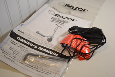 Battery Charger and Owner's Manual Razor E100 Series Electric 