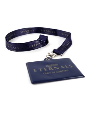 Marvel Studios Eternals Badge ID Holder Promotional Lanyard New