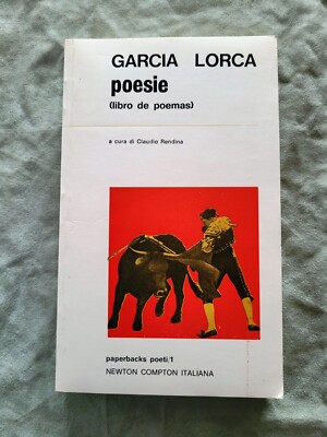 Libro Federico Garcia Lorca Poesie Libro de poemas Newton 1972 Z3