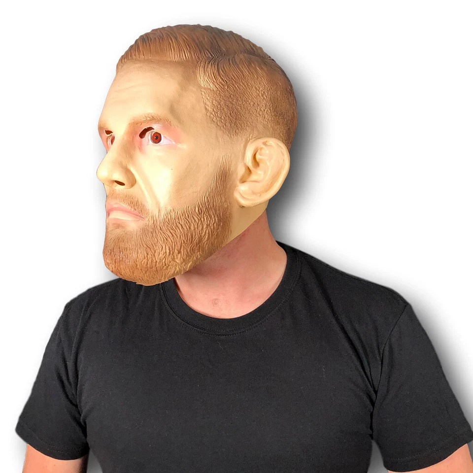 Conor McGregor Mask Notorious Ireland Cage Fighter Gypsy King Latex Accessory - Image 4 of 4