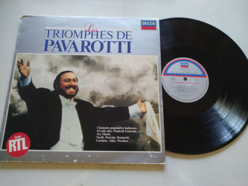 Pavarotti Les Triomphes de 421554-1 1988 Decca France Ed LP 12 " vinyl VG/VG Am - Picture 1 of 5