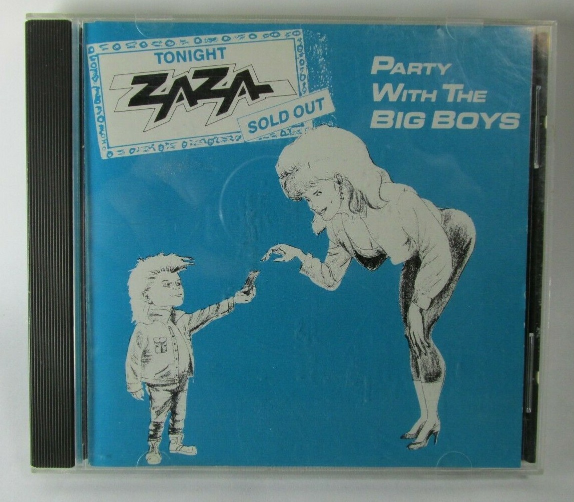 Zaza - Cd - Party With The Big Boys - 1991 Hard Rock Metal