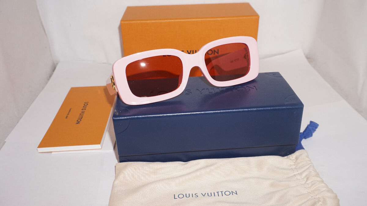 Louis Vuitton New Sunglasses Pink Pink Circle Rectangle Louis Vuitton New Sunglasses Pink Pink Circle Rectangle