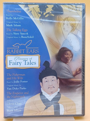 Rabbit Ears - Treasury of Fairy Tales (1990, 2 CD, Random House) (New & Sealed)