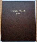 Indian Head Cent Collection 25 Coins 1863-1909 in Dansco Album #7101