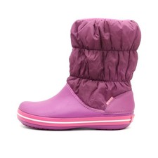 Crocs Damen Stiefel lila/pink Synthetik Mittel Winter Winterstiefel EU 39-40