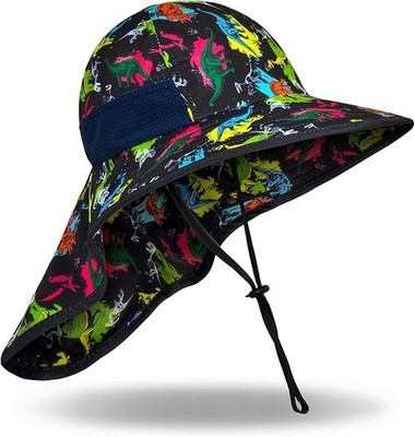 Kids Wide Brim Sun Hat – UPF 50+ UV Protection with  display picture 1