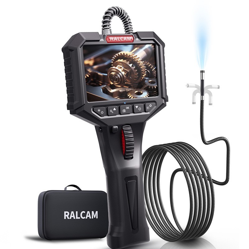 Ralcam Articulating Borescope Endoscope with Light 8.5mm Inspection Camera 10FT
