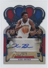 2023-24 Panini Crown Royale Rookie Blue 50/75 Kobe Brown #RC-KOB Auto 15ej