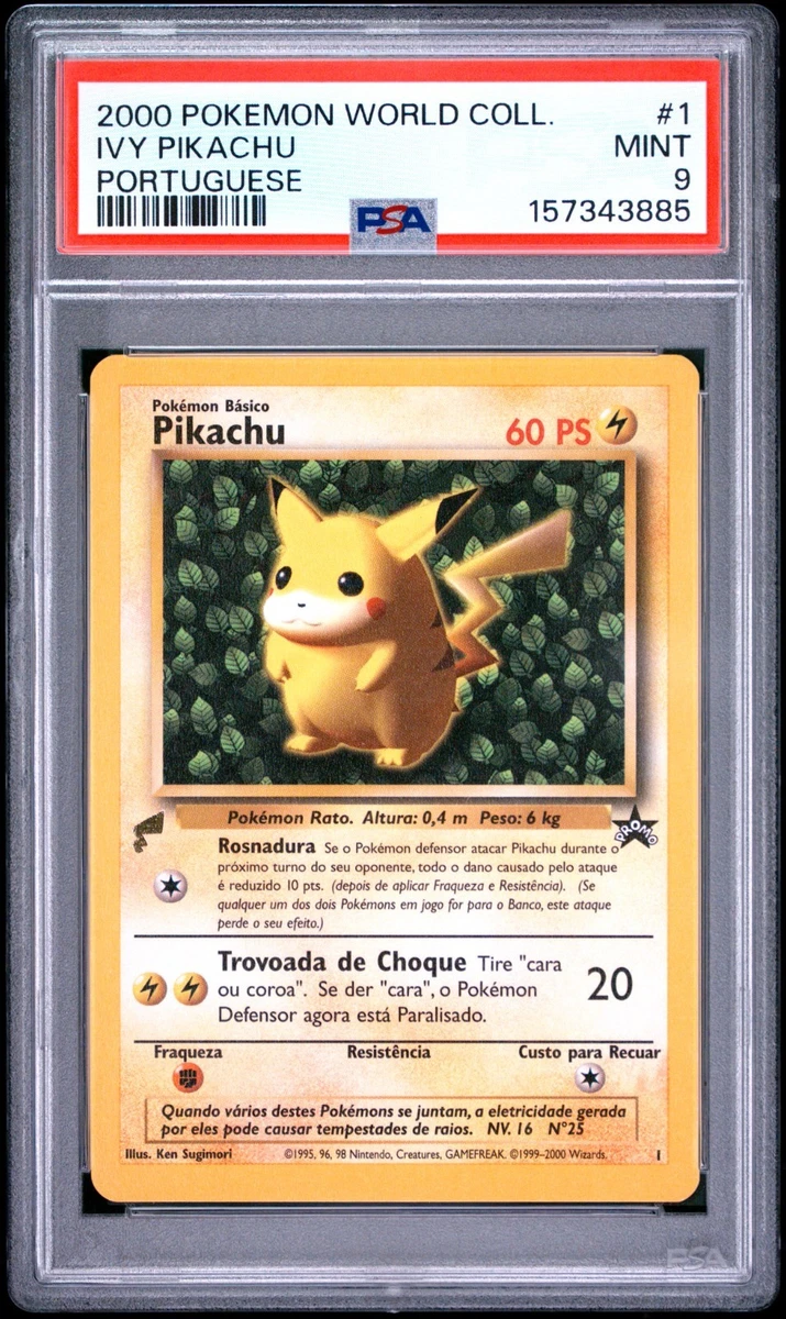 Pikachu Pokémon TCG Professional Sports Authenticator (PSA