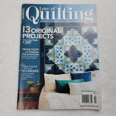Love of Quilting Magazine Jan/Feb 2018 - America's Favorite Quilting Magazine