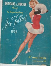 VTG SHIPSTAD JOHNSON 1952 ICE FOLLIES FIGURE SKATING COLLECTIBLE PROGRAM