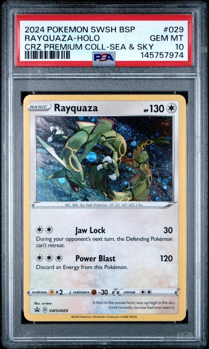 Rayquaza Pokémon TCG Professional Sports Authenticator (PSA) Grade