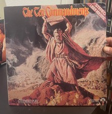 The Ten Commandments - mostly SEALED LASERDISC Yul Brynner Vincent Price