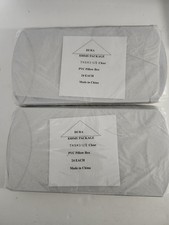 48 Clear Plastic Pillow Boxes;7 x 5 x 1 1/2 in Wedding Baby Shower Favor Crafts