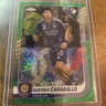 2025 Topps Chrome MLS Gustavo Caraballo Green Shimmer Rookie /99