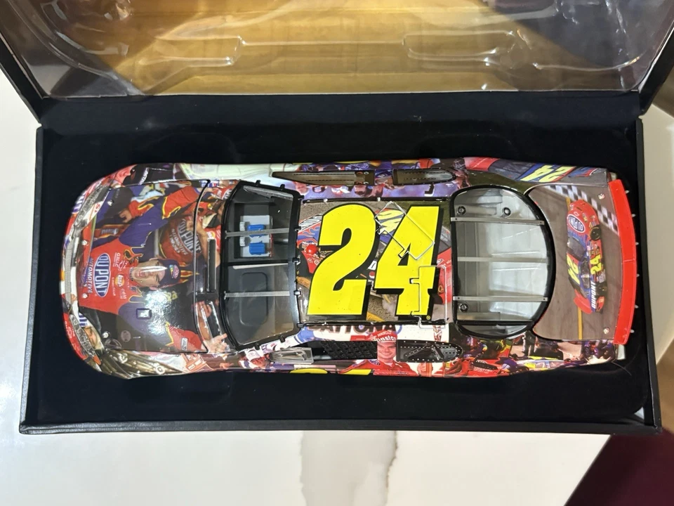 Jeff Gordon #24 Milestones 3X ganador Daytona 500 2005 Monte Carlo Elite 1 de 1800 Foto 4 de 4
