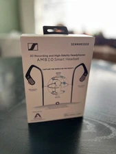 Sennheiser Ambeo Smart Headset Earphones - Uses Lightning Connector- Black - New