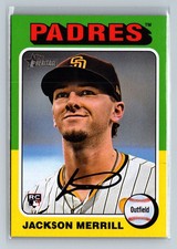 2024 Topps Heritage Jackson Merrill (RC) [Base] San Diego Padres 