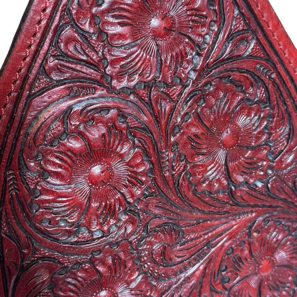 Hilason Replacement Short Fenders Mahogany Treeless Western HSFN-TW176 Rodeo - Image 3 of 4