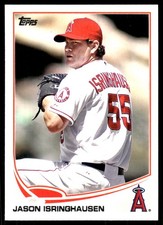 Jason Isringhausen 2013 Topps #245 Angels MLB READ FREE SHIPPING AutographDen