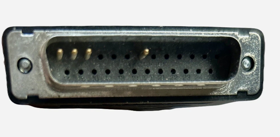 Vintage HP DB25 Serial Connector to RJ11-style, 1980s Modem/Terminal Adapter - Image 3 of 4