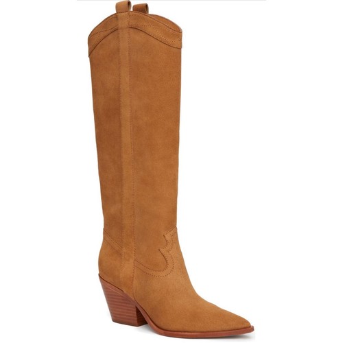 Paige Women's tan Luca Pointed Toe Western Style Tall Boots size 7