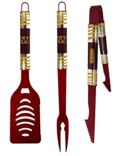 Siskiyou Sports NFL Washington Commanders 3 pc Color BBQ Tool Set
