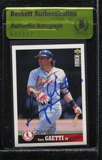 BAS 1997 Upper Deck Collector's Choice Gary Gaetti #442 Authentic Auto ur8