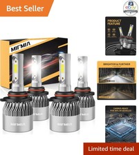 Light Bulbs 9005 9006 Combo Pack of 4 72000LM 6500K Waterproof