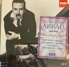 CLAUDIO ARRAU - Virtuoso Philosopher Of The Piano 12 x CD BRAND NEW! EMI