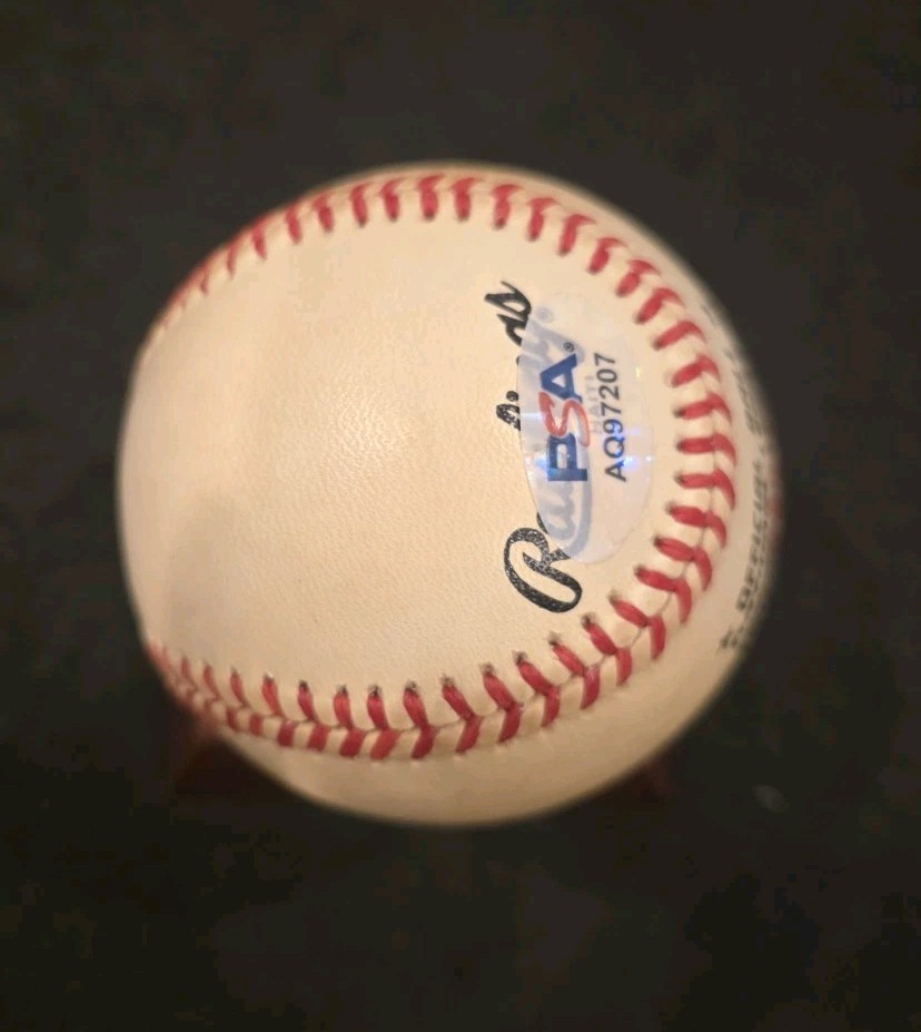 Dwight Evans Signed Rawlings ONL Feeney Baseball Red Sox Autograph PSA/DNA view 2