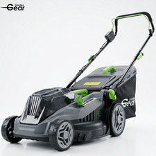 Aerotek 40V Cordless Lawn Mower 38cm Cut 42L Box 2x4.0Ah Battery Brushless Motor