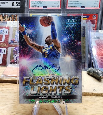 2023 Bowman s Best U Amari Bailey UCLA Flashing Lights Speckle Auto /25 SSP 