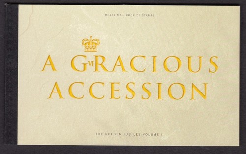 GB Royal Mail Prestige Stamp Booklet - A Gracious Accession - DX28 - 2002