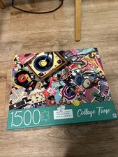 MB Collage Time Fashion Memories 1500 Piece Jigsaw Puzzle Women Form Dress Art