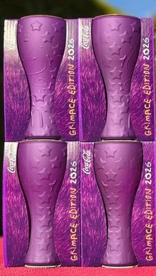 4x McDonalds Grimace Glas Set Lila 2026 - Limited Edition