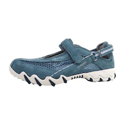 Allrounder by Mephisto Niro Damenschuhe Halbschuhe Slipper Blau Freizeit