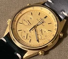 Vintage Seiko Mens Chronograph Gold Tone 7A28-7049 Men’s Watch