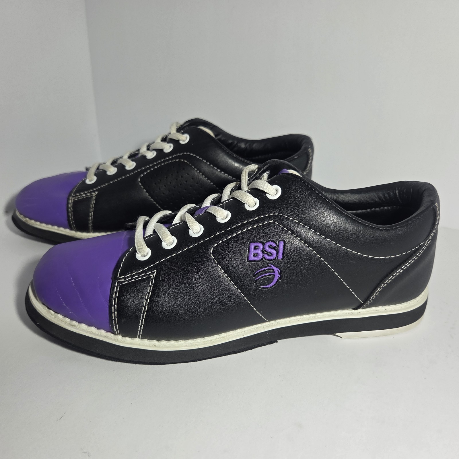 Black & Purple Size 8 Us Medium Lace Up