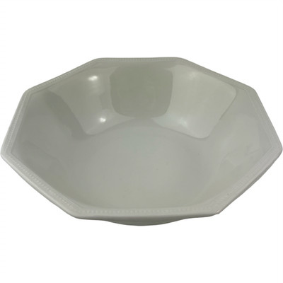 Johnson Brothers Heritage White Octagon Serving Bowl 9'' Ironstone England