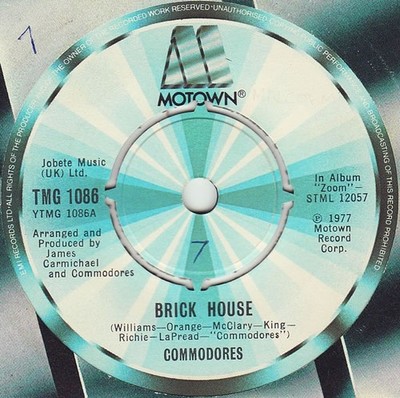 Commodores - Brick House (7'', Single)
