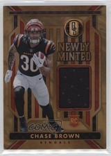 2023 Panini Gold Standard Newly Minted Memorabilia /399 Chase Brown #NM-5 14p0