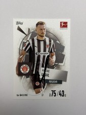 Hauke Wahl Original Signiert Autogramm Topps Match Attax Karte FC St. Pauli FCSP