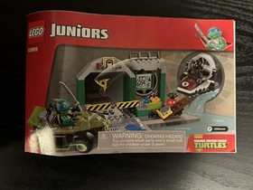 LEGO Juniors 10669 TMNT Ninja Turtle Lair 100% Complete w/ Instructions & Box