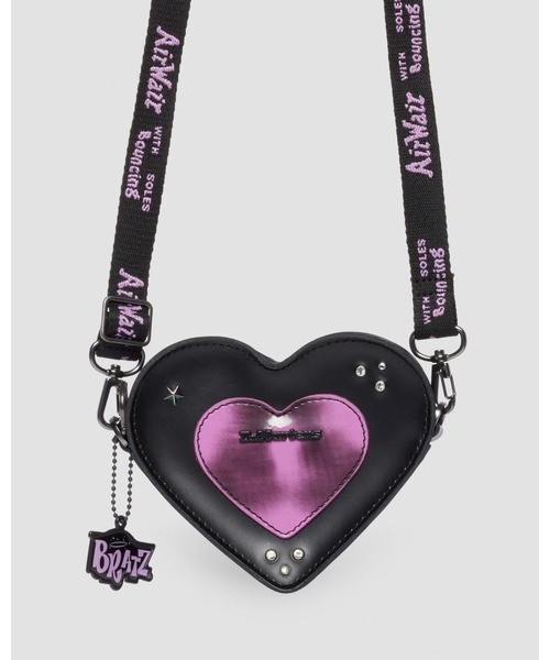 Dr. Martens BRATZ Micro Heart Bag BLACK BRATZ PURPLE 42384001 New